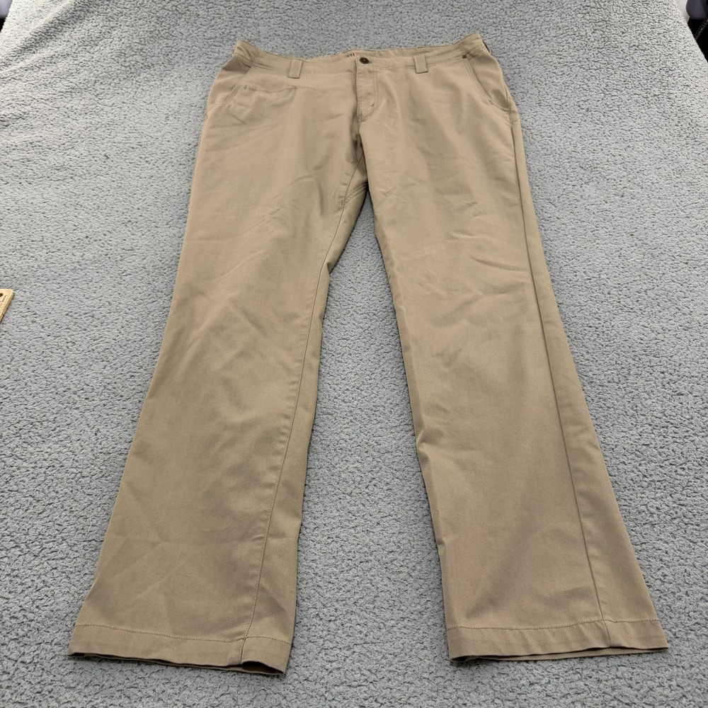 5.11 Tactical Pants Mens 40x36 Khaki Straight Leg Work Tan Poly Cotton Blend